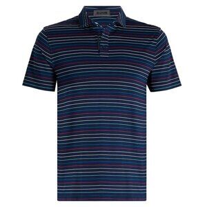 NWT G/FORE Men's Multi Stripe Tech Pique Golf Polo Shirt Small S
